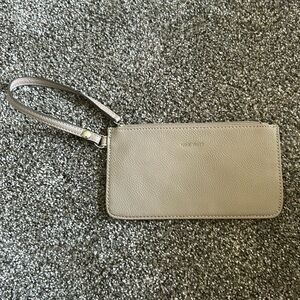Tan Nine West wristlet